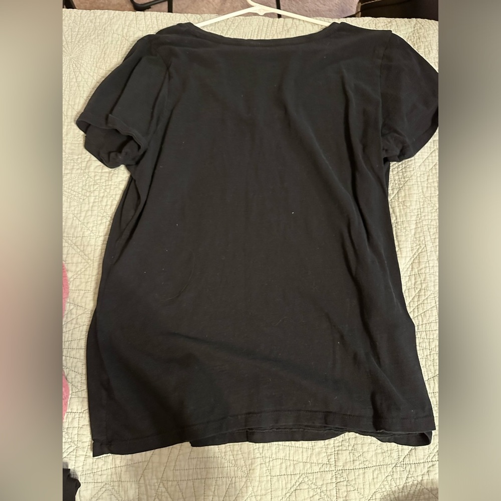 Universal Thread Black V-Neck Tee - image 3
